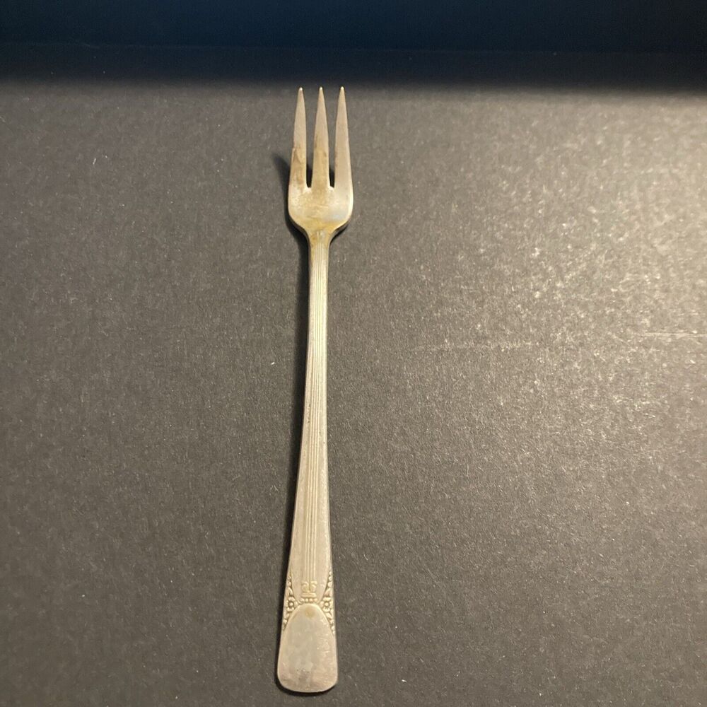 EMBASSY  BOUQUET  Cocktail Fork Seafood  SILVER PLATE